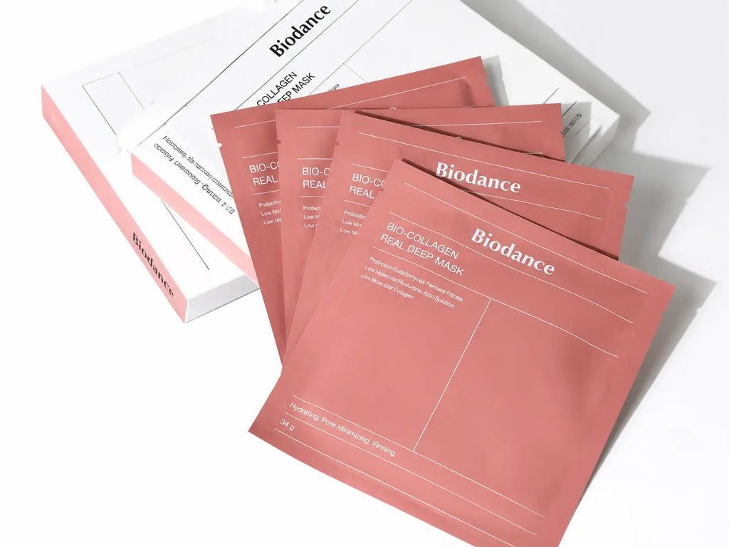 Bio Collagen Deep Repair Face Mask – Hydrating & Firming Korean Sheet Mask Wiio