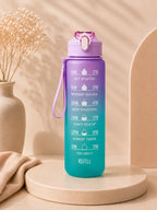 Motivational Water Bottle 900ML – Portable Leakproof Sports Water Cup with Time Marker Wiio