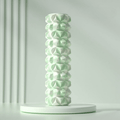 Yoga Foam Roller – Deep Tissue Diamond Textured Muscle Massage Roller (45cm) - Fitness Accessories - Beauty and Yoga