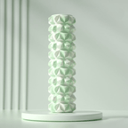 Yoga Foam Roller – Deep Tissue Diamond Textured Muscle Massage Roller (45cm) - Fitness Accessories - Beauty and Yoga