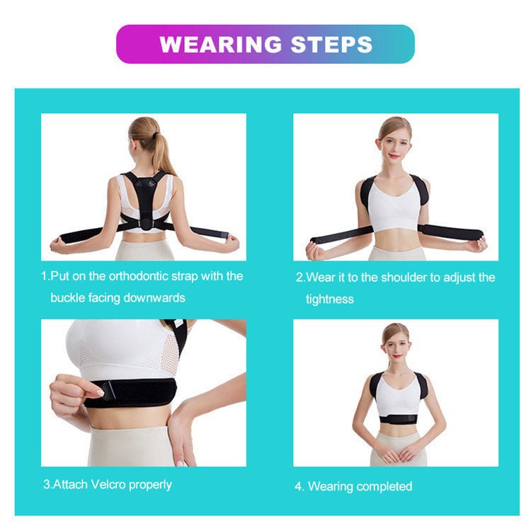 Invisible Posture Corrector – Adjustable Back & Shoulder Support Brace - Health & Wellness - Beauty and Yoga