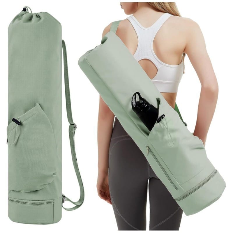 Multifunctional Yoga Mat Bag with bottle pocket – Sports Carry Bag - Yoga Accessories - Beauty and Yoga