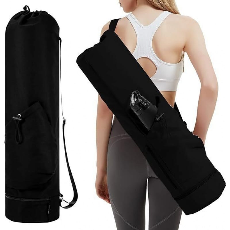 Multifunctional Yoga Mat Bag with bottle pocket – Sports Carry Bag - Yoga Accessories - Beauty and Yoga